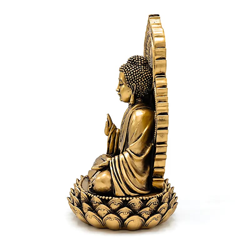 Bouddha sur trône doré - 4