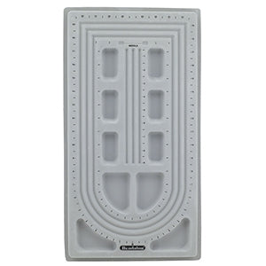 Plateau de perlage Beadalon 46 pouces gris