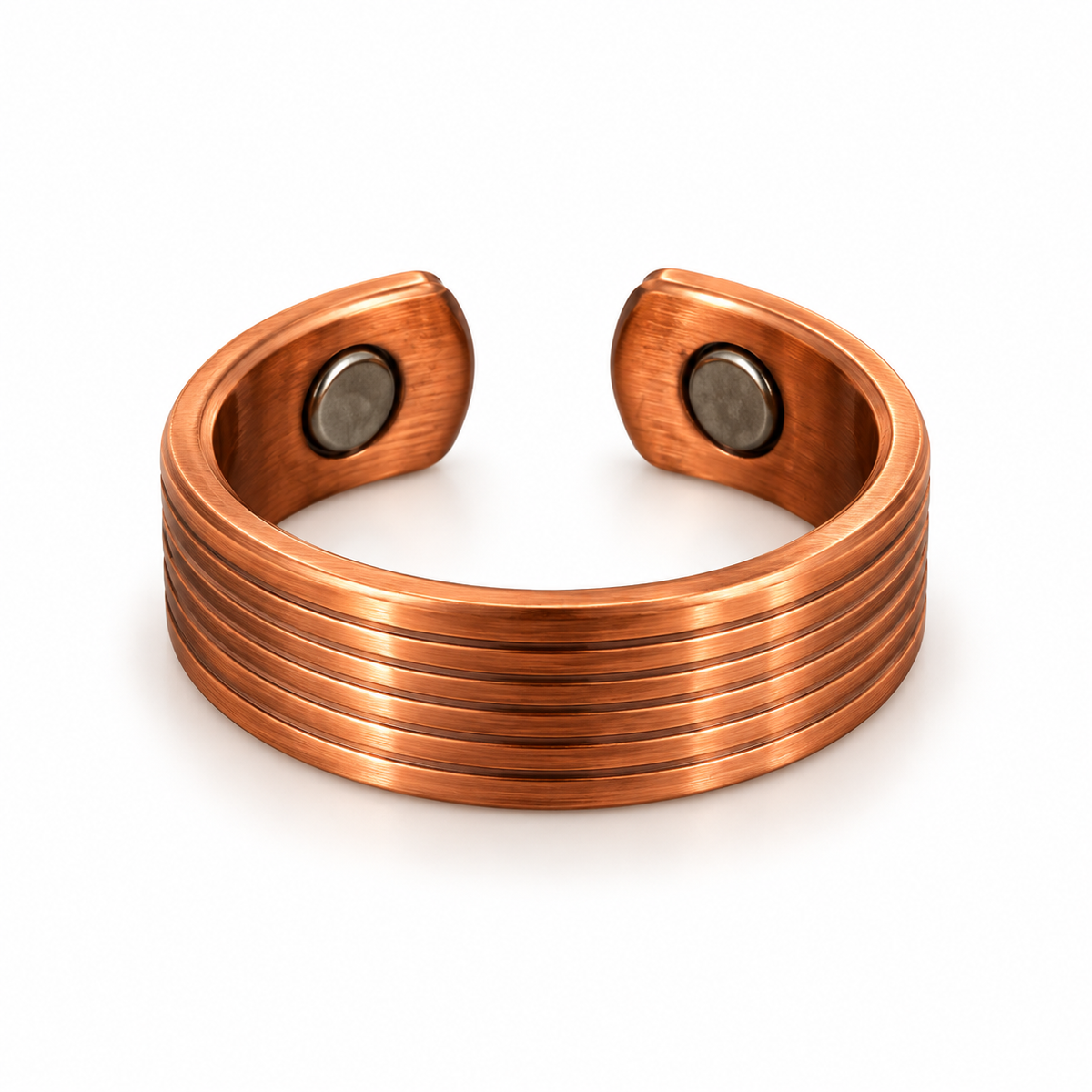 Bague Cuivre Magnétique – Ondes d'Énergie – Lignes