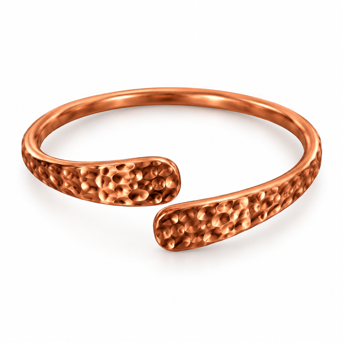 Bracelet Cuivre – Éclat Sauvage – Martelé