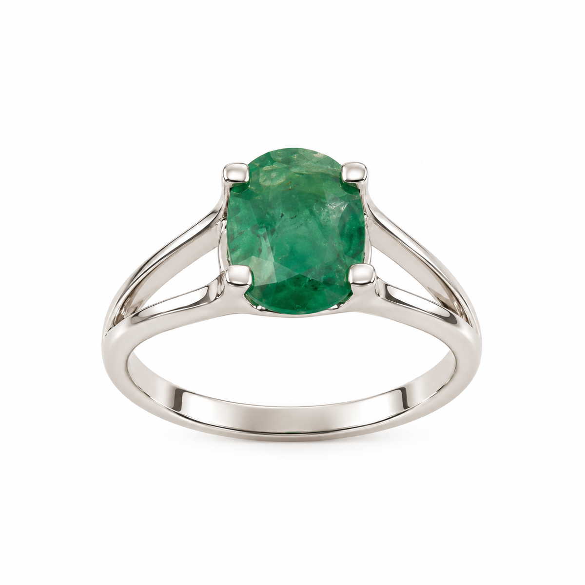 Bague Étreinte Émeraude