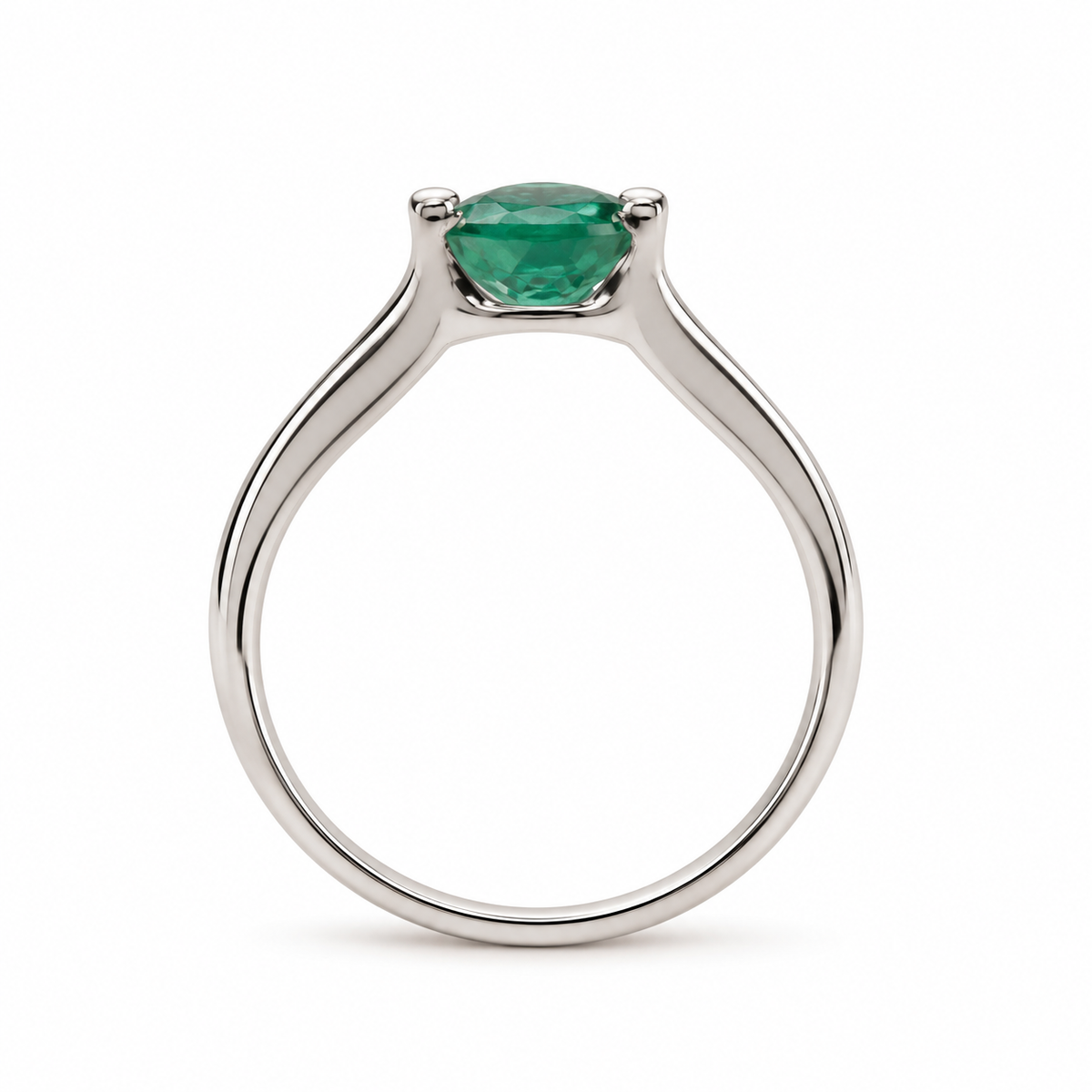 Bague Étreinte Émeraude
