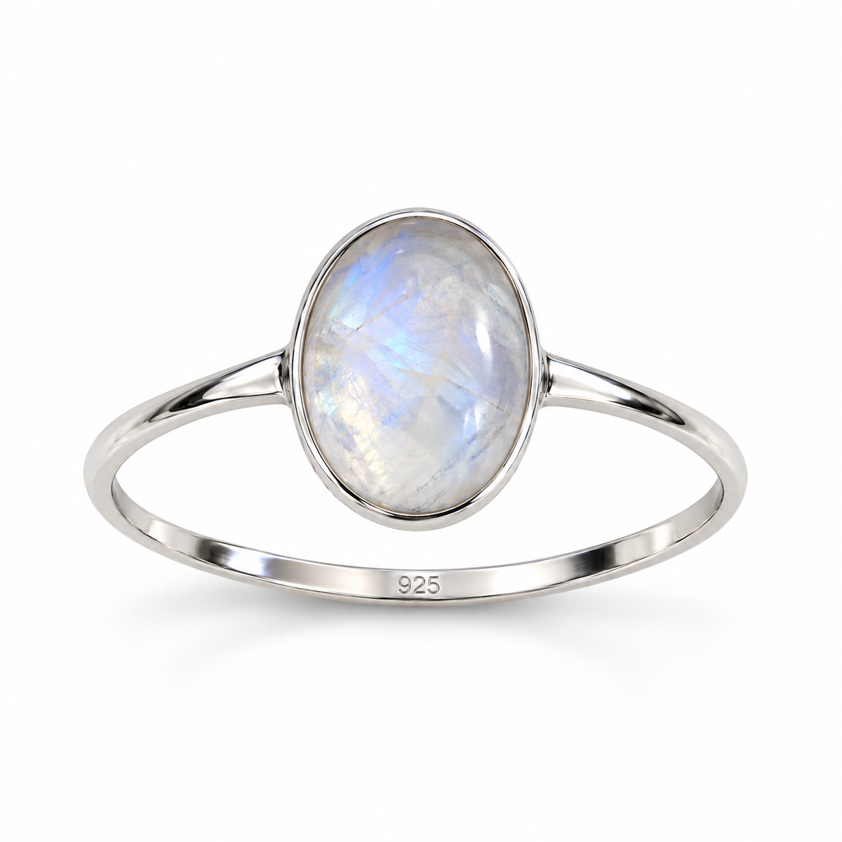 Bague péristérite plume