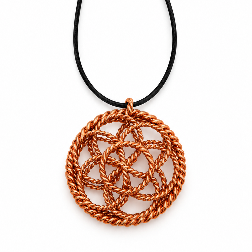 Collier Cuivre – Fleur d'Éternité