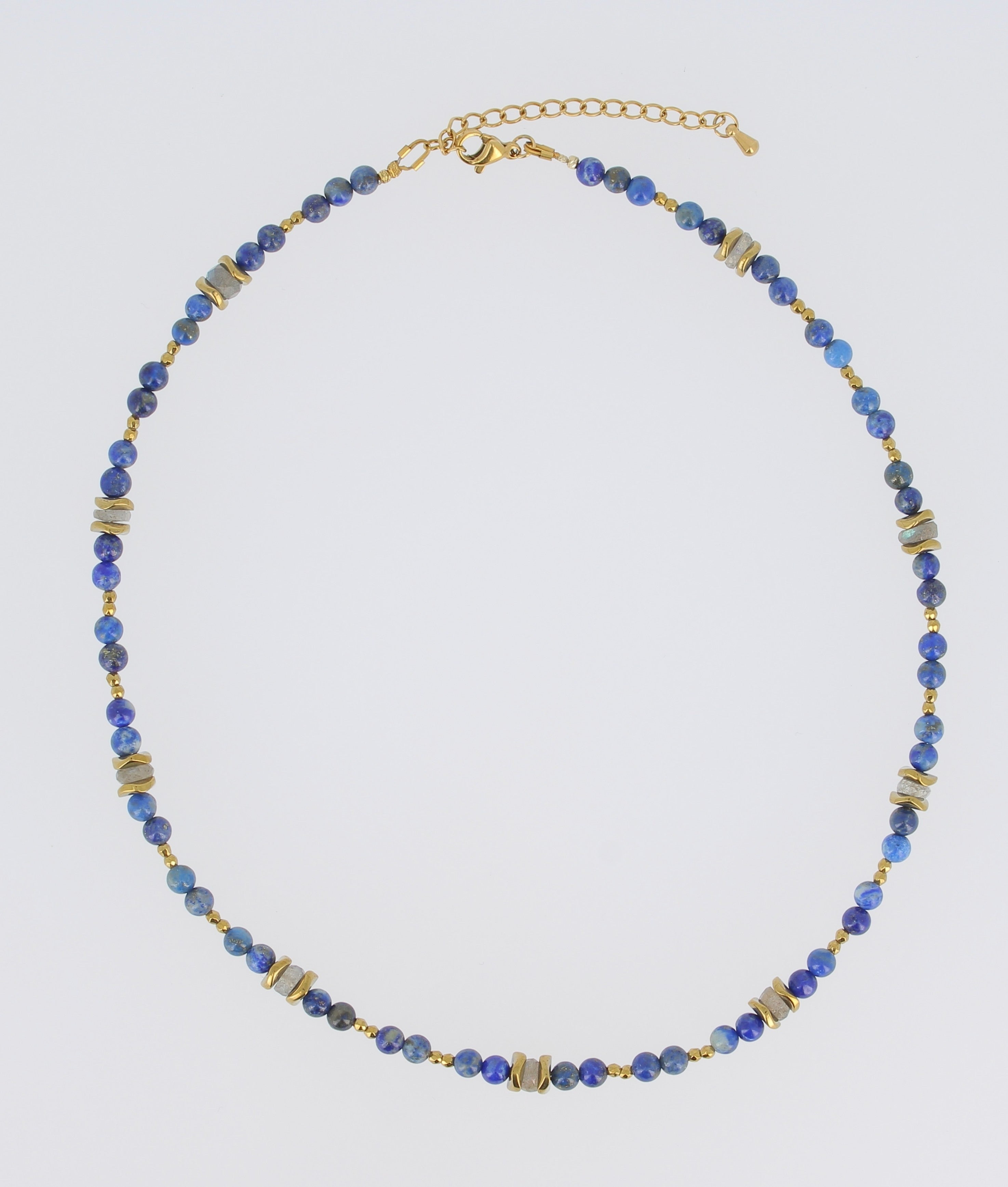 Talisman Ketting Lapis Lazuli en Labradoriet
