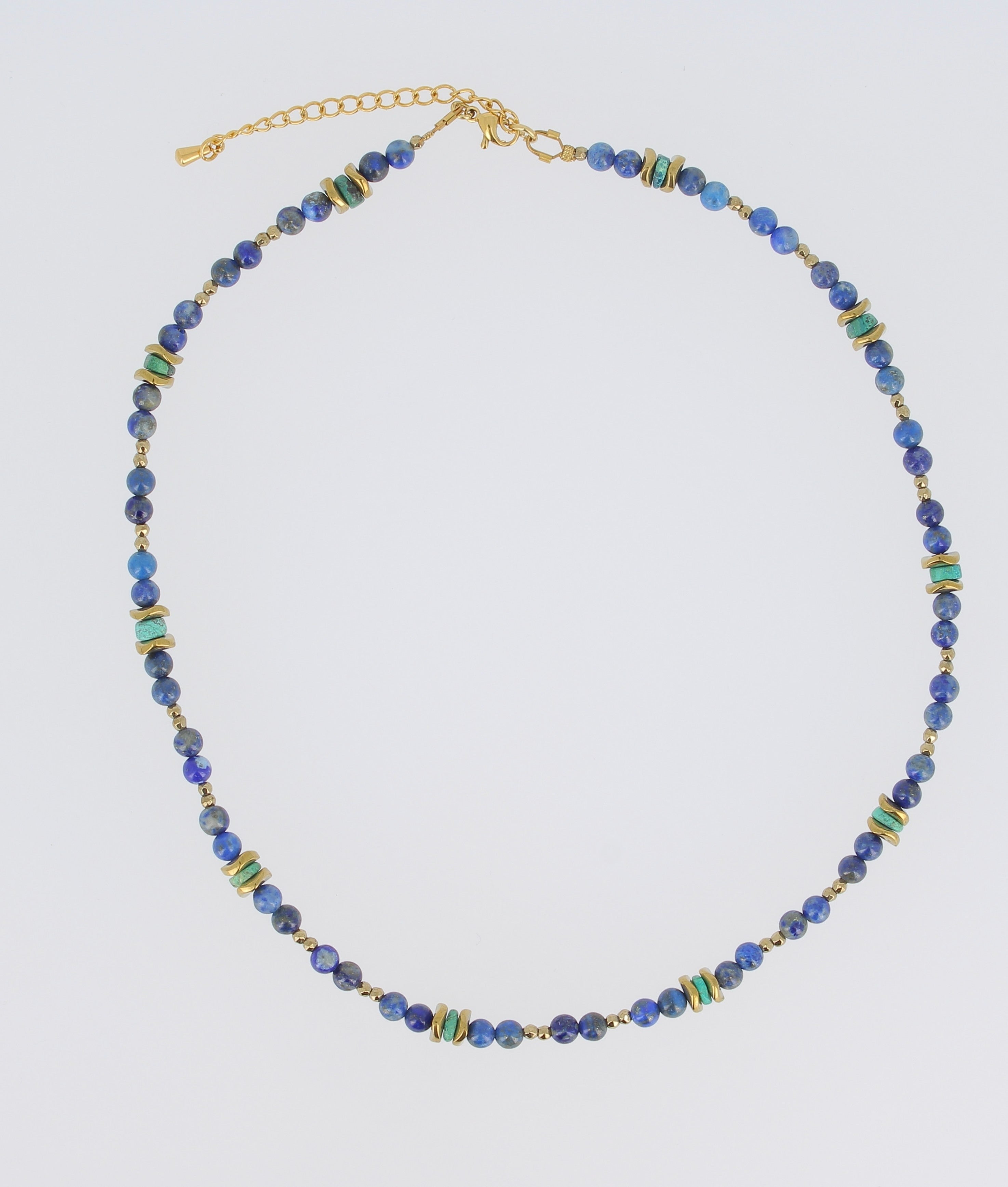 Talisman Ketting Lapis Lazuli en Chrysocolla