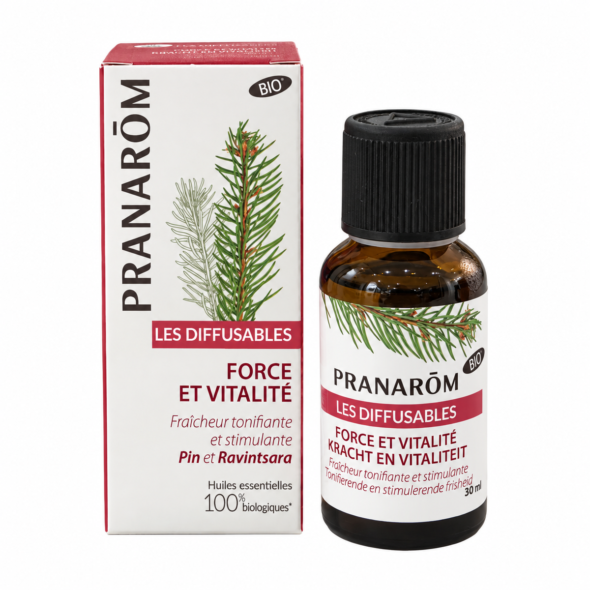 Les Diffusables FORCE ET VITALITÉ BIO 30 ml - Pranarôm
