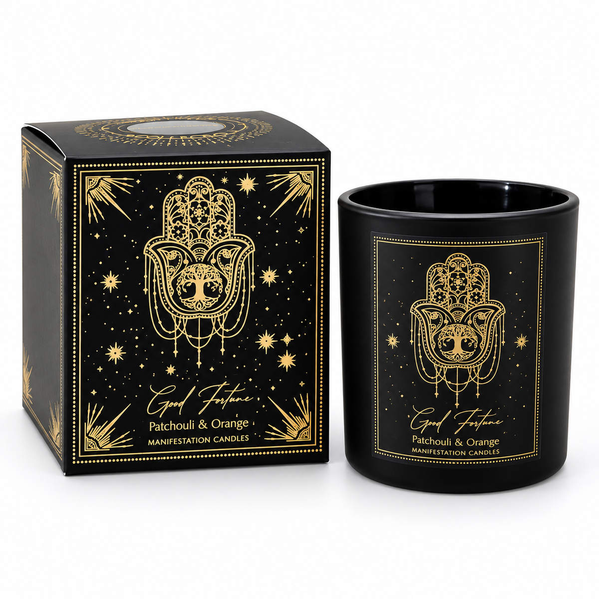 Bougie d'Intention en Verre (120g)