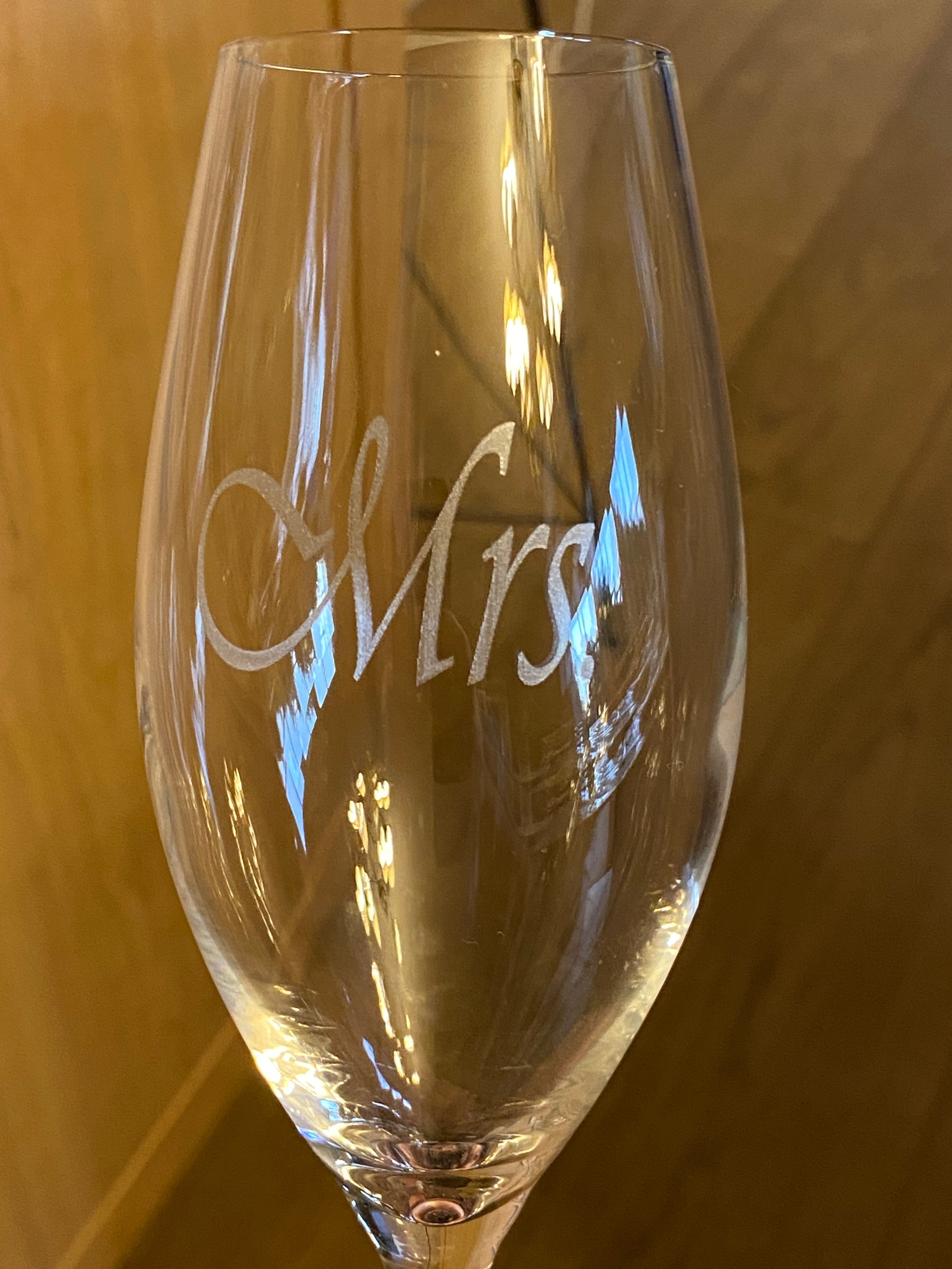 Verre champagne personnalisé
