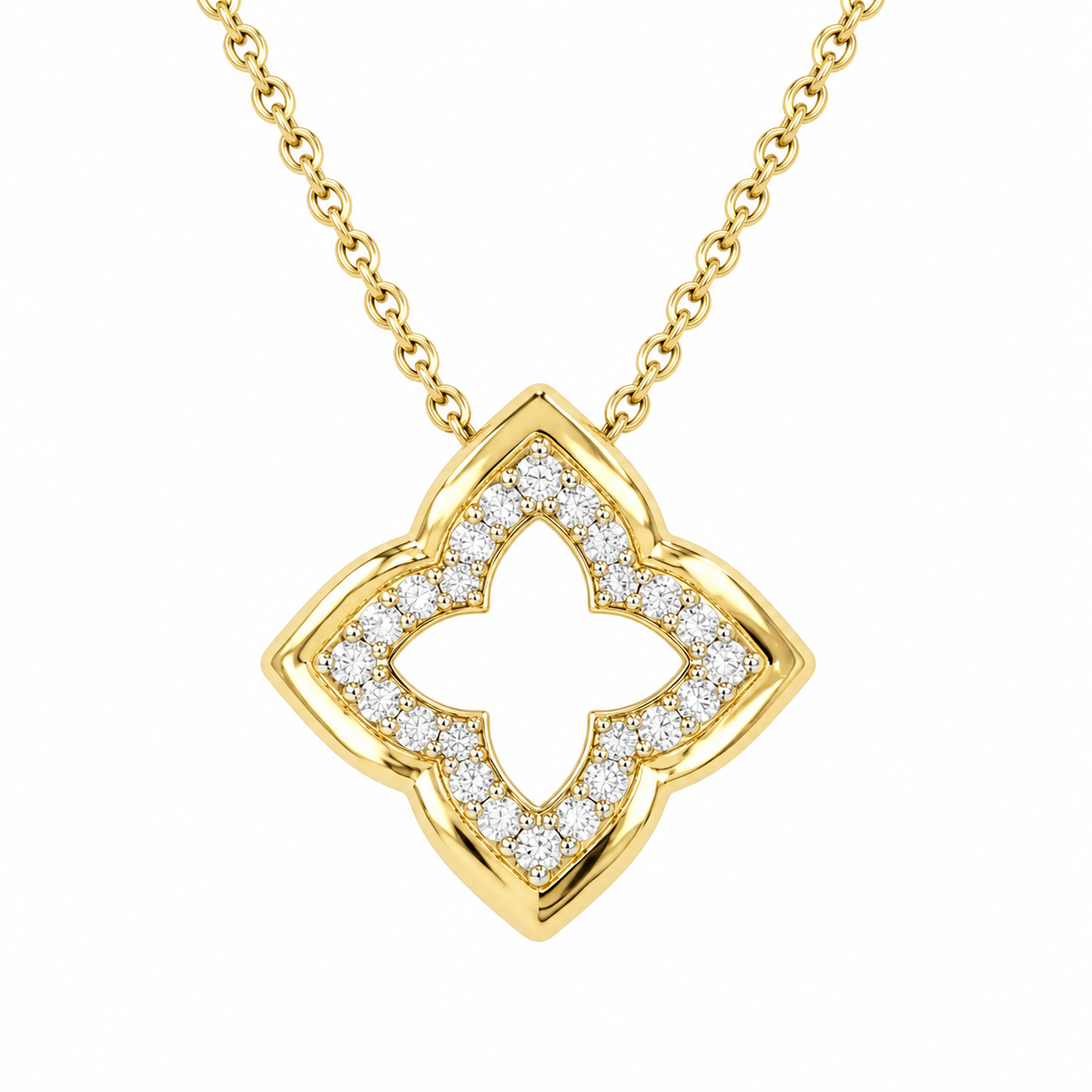 Collier Arabesque Or Jaune 18k