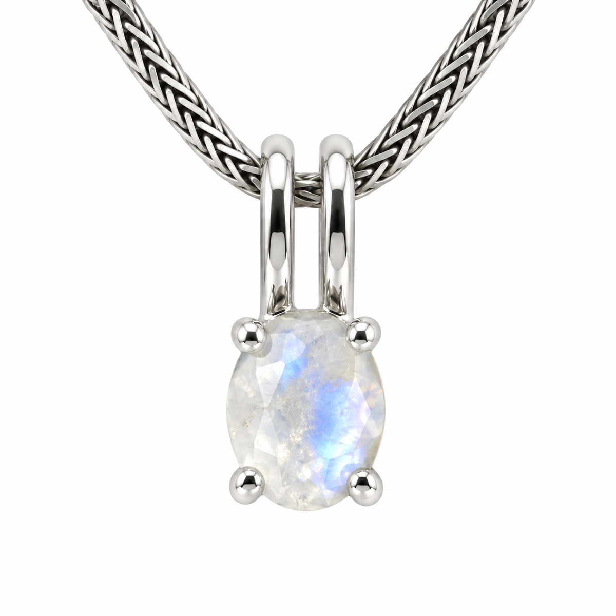 Pendentif Étincelle Péristérite Ag925