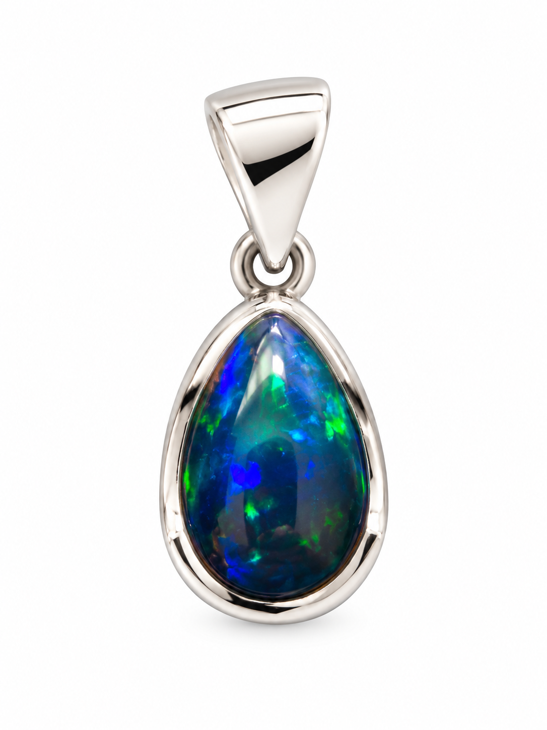Pendentif black opale Ag925