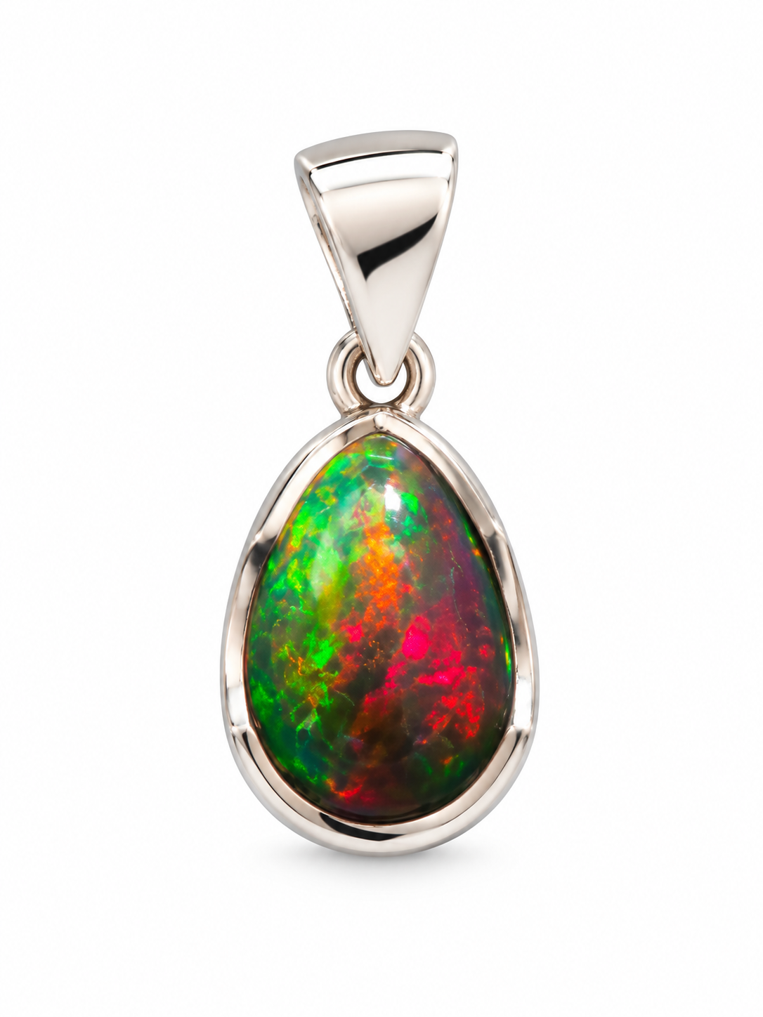 Pendentif black opale Ag925