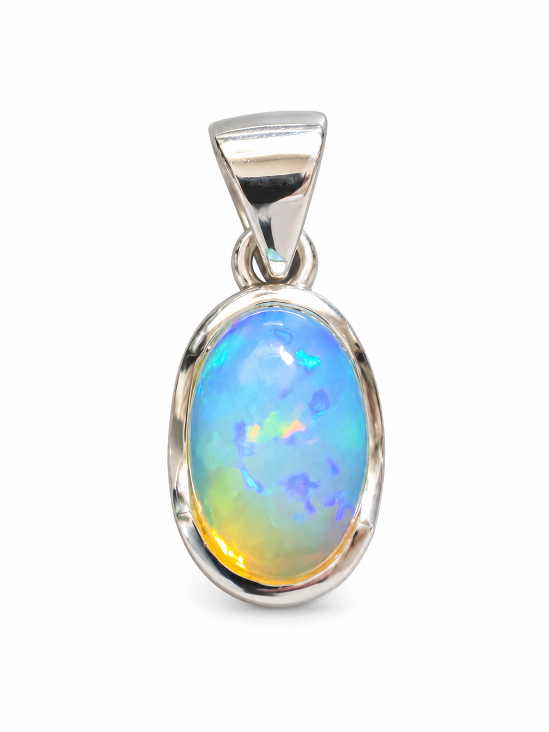 Pendentif Opale Ethiopie Ag925