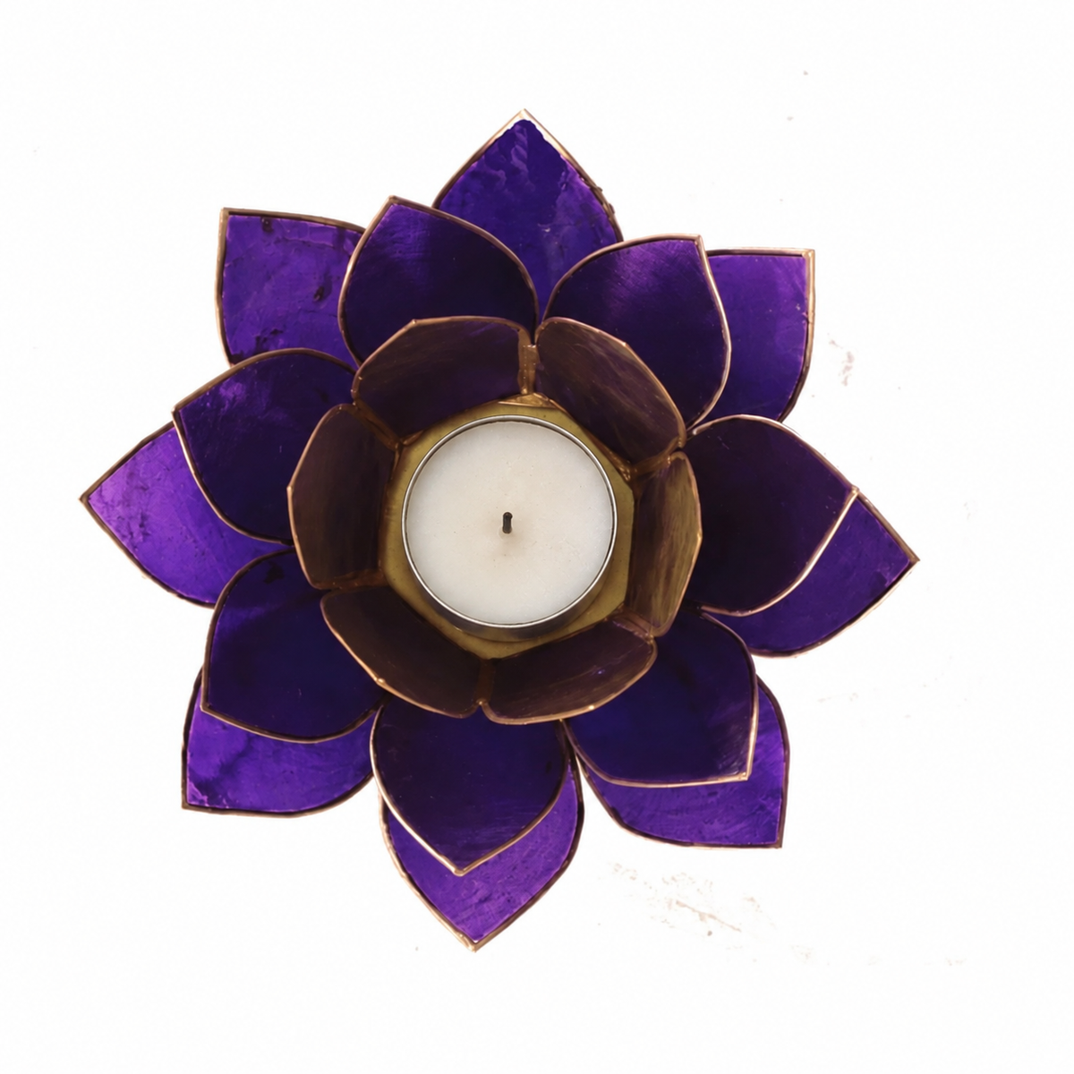 Photophore Lotus Chakra & Or