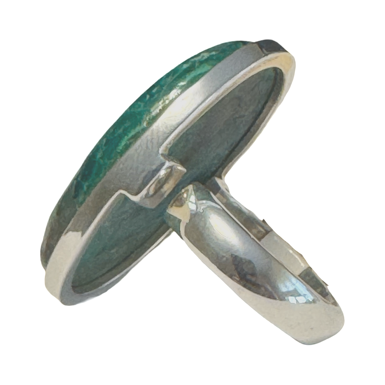 Bague Chrysocolle ovale - vue 2