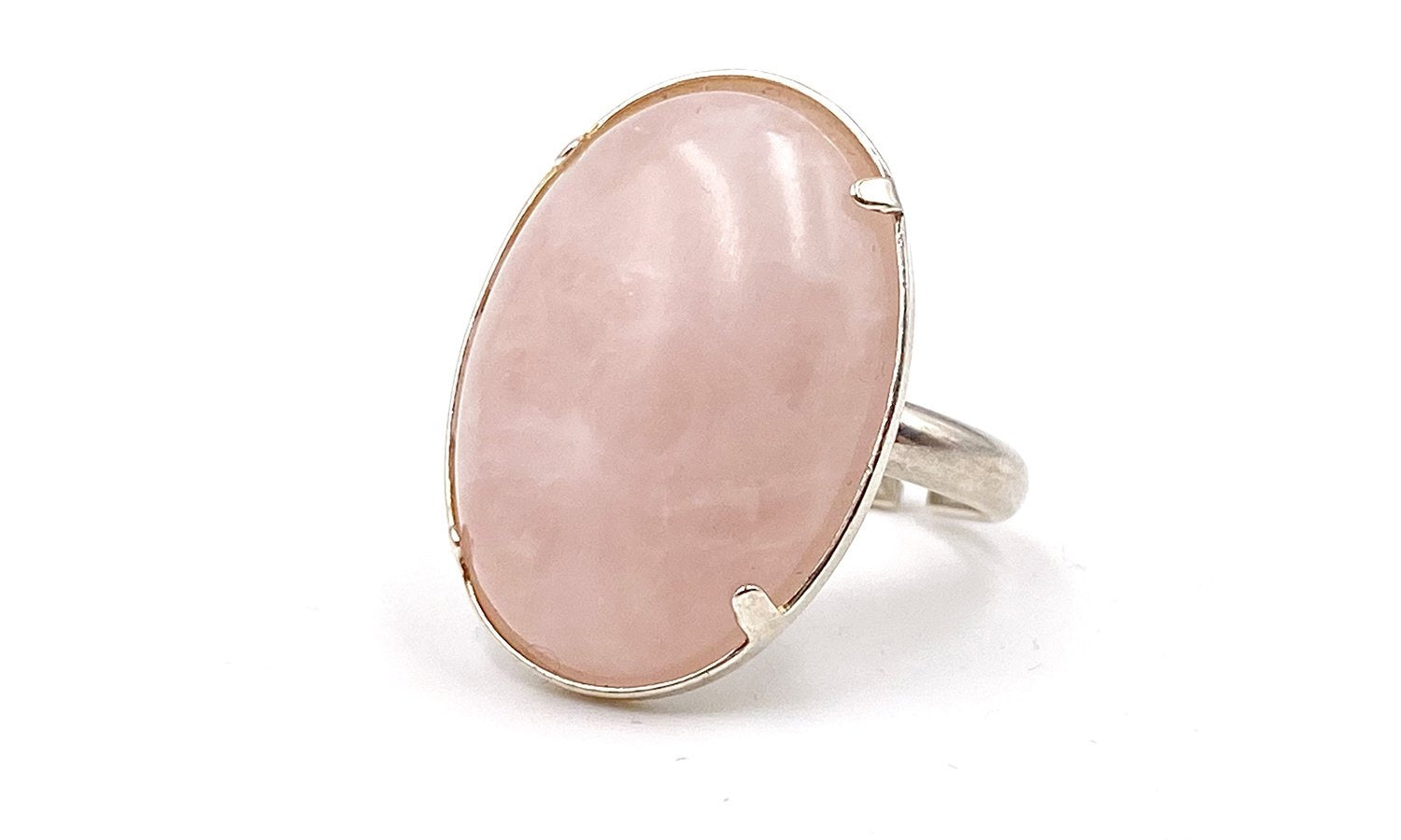 Bague quartz rose