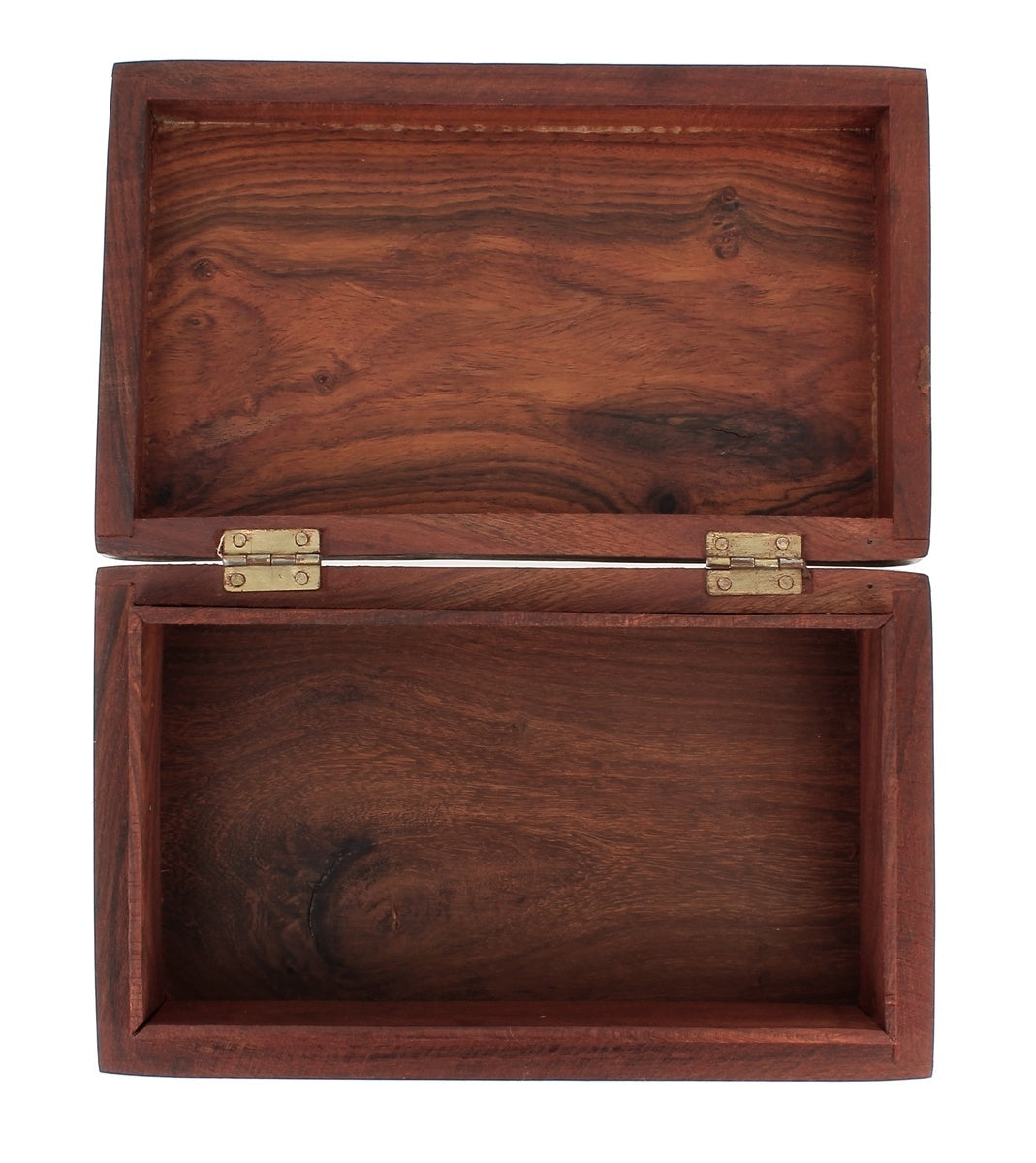 Boîte à bijoux rectangulaire en bois - vue 3