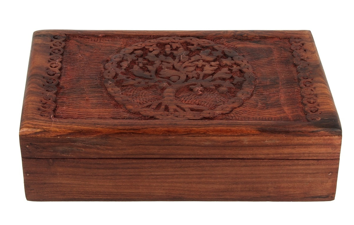 Rechthoekige Houten Juwelendoos