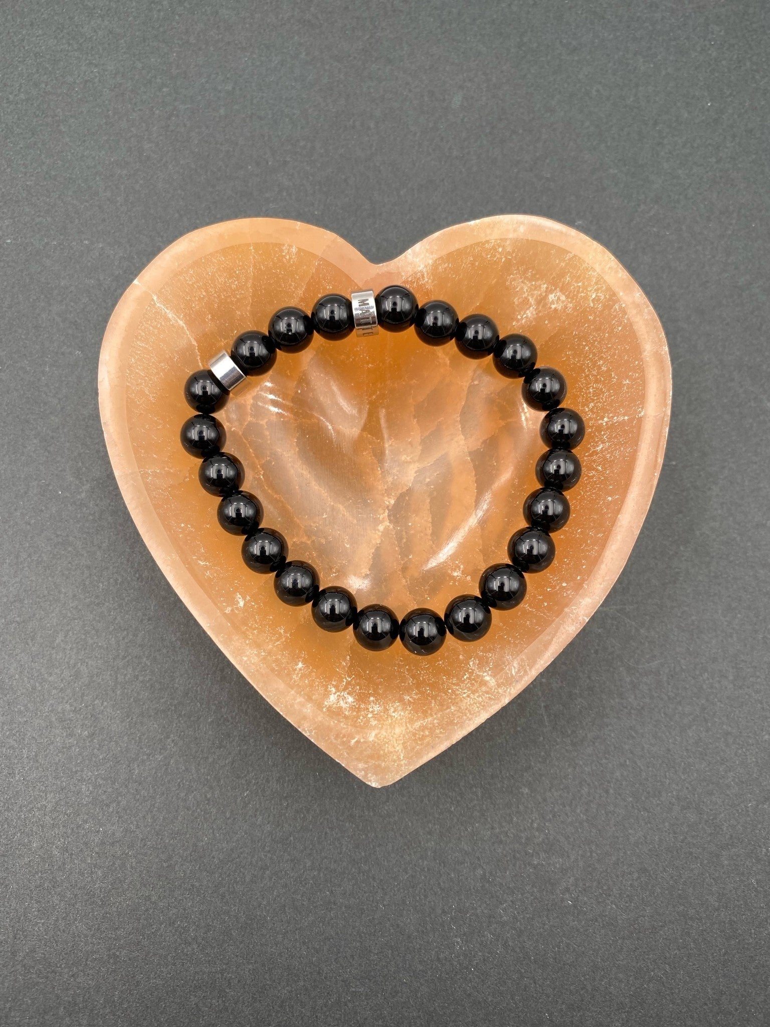 Bol de selenite coeur - vue 5