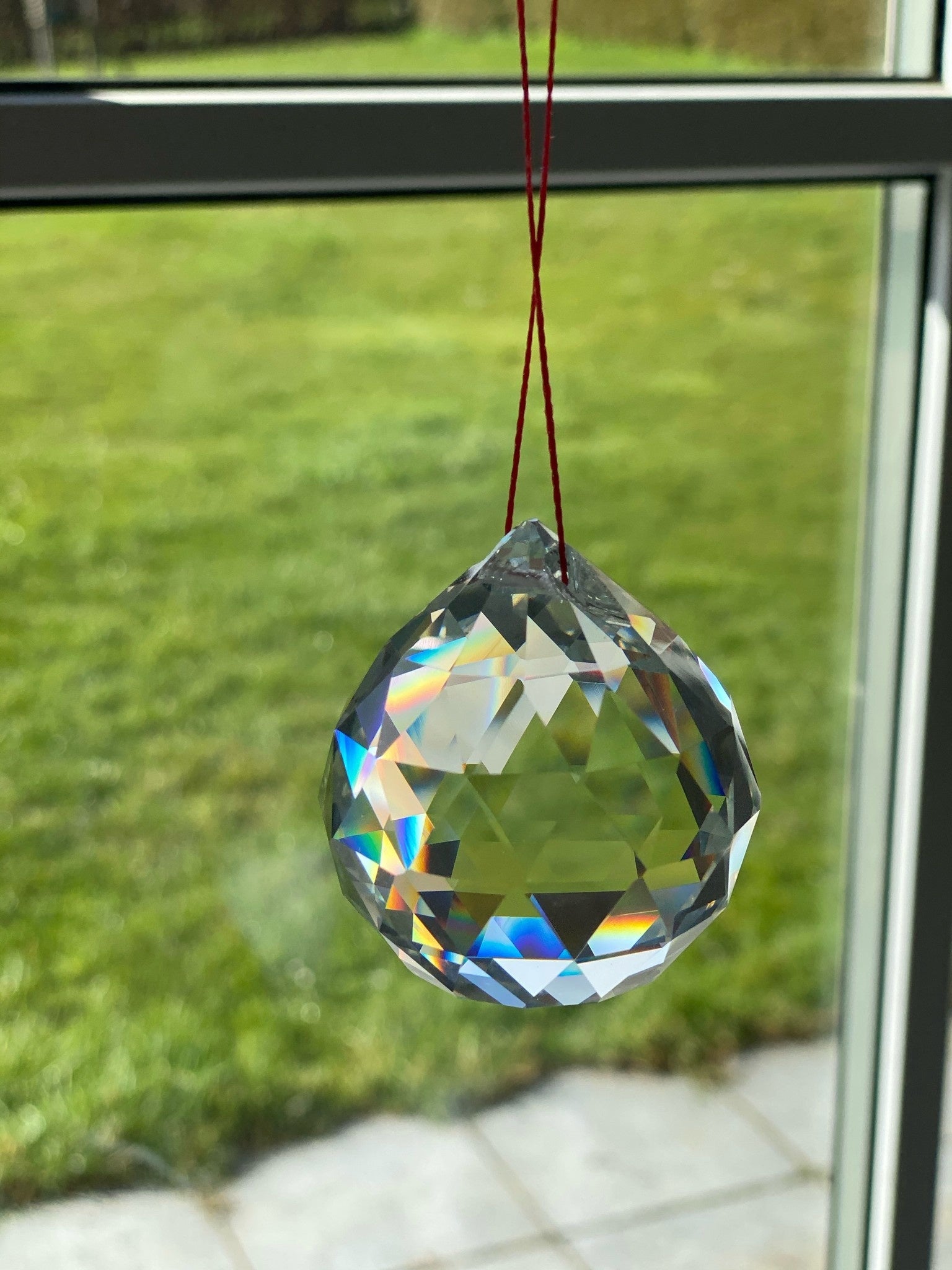 Boule de cristal à facettes feng shui
