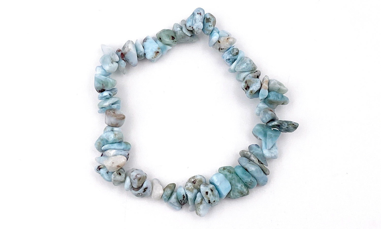 Bracelet chips - barroque larimar - vue 2
