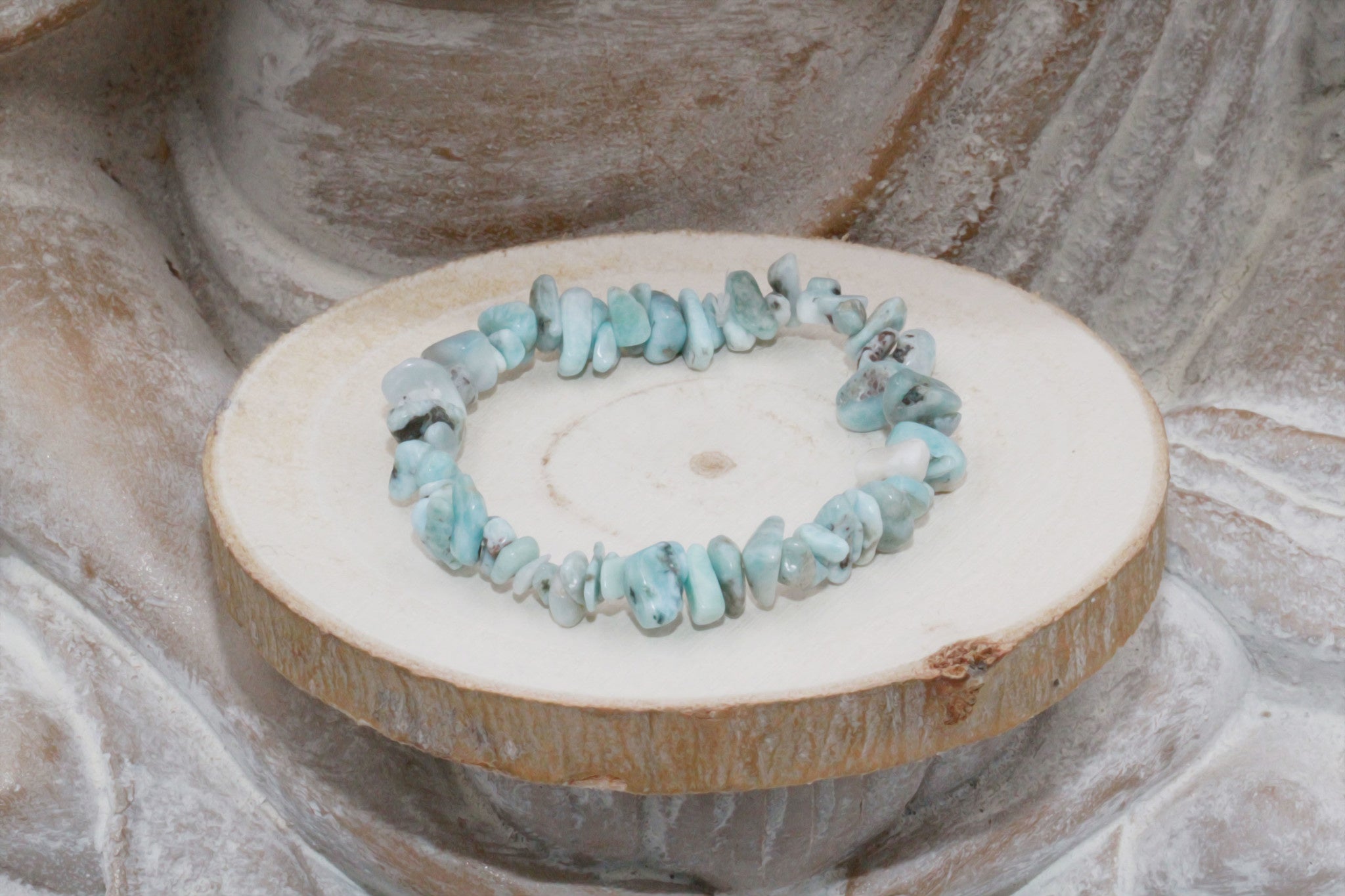 Bracelet chips - barroque larimar - vue 3