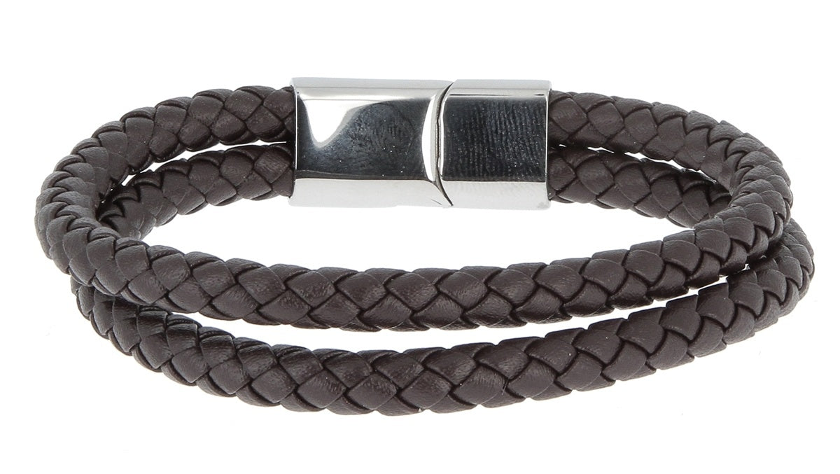 Bracelet cuir double