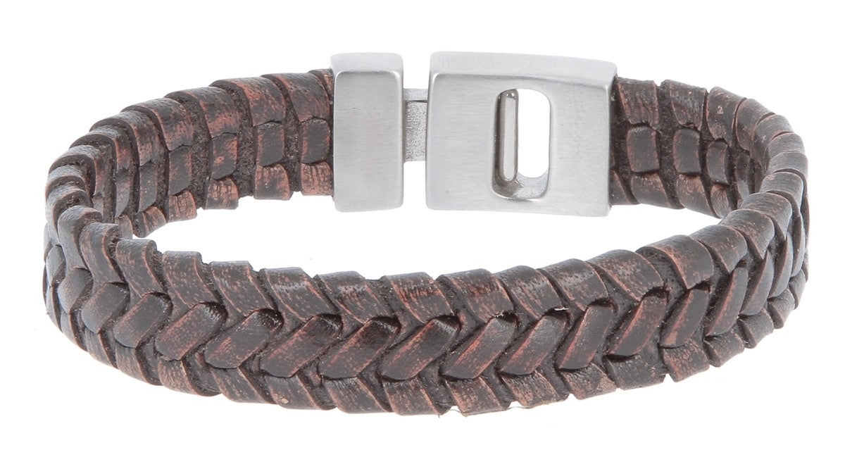 Leren Herrenarmband Tiger