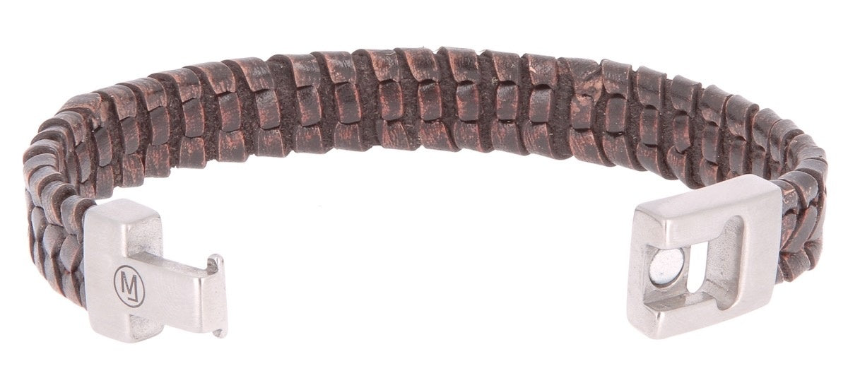 Leren Herrenarmband Tiger