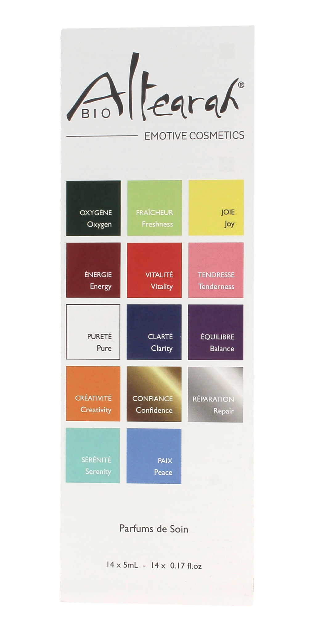 Coffret Altearah 14 parfums de soin de 5 ml - vue 3