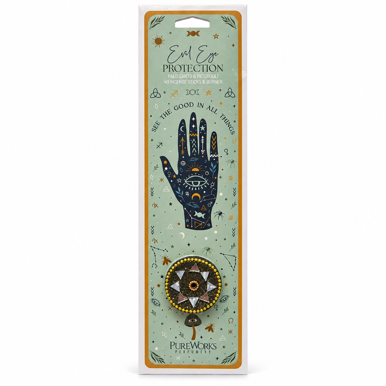 Encens Celestial Magic avec porte-encens