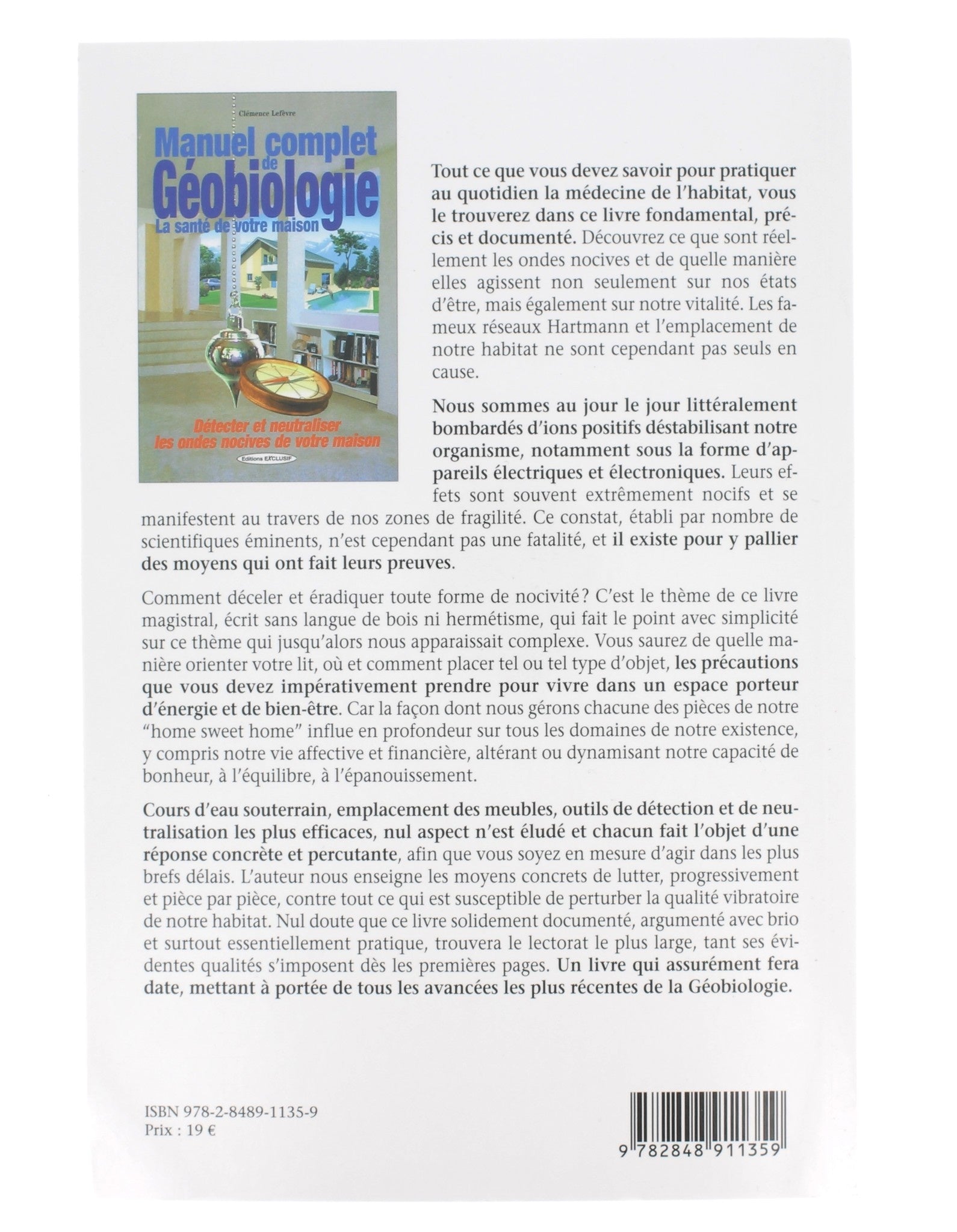 Livre - Manuel Complet De Géobiologie - vue 2