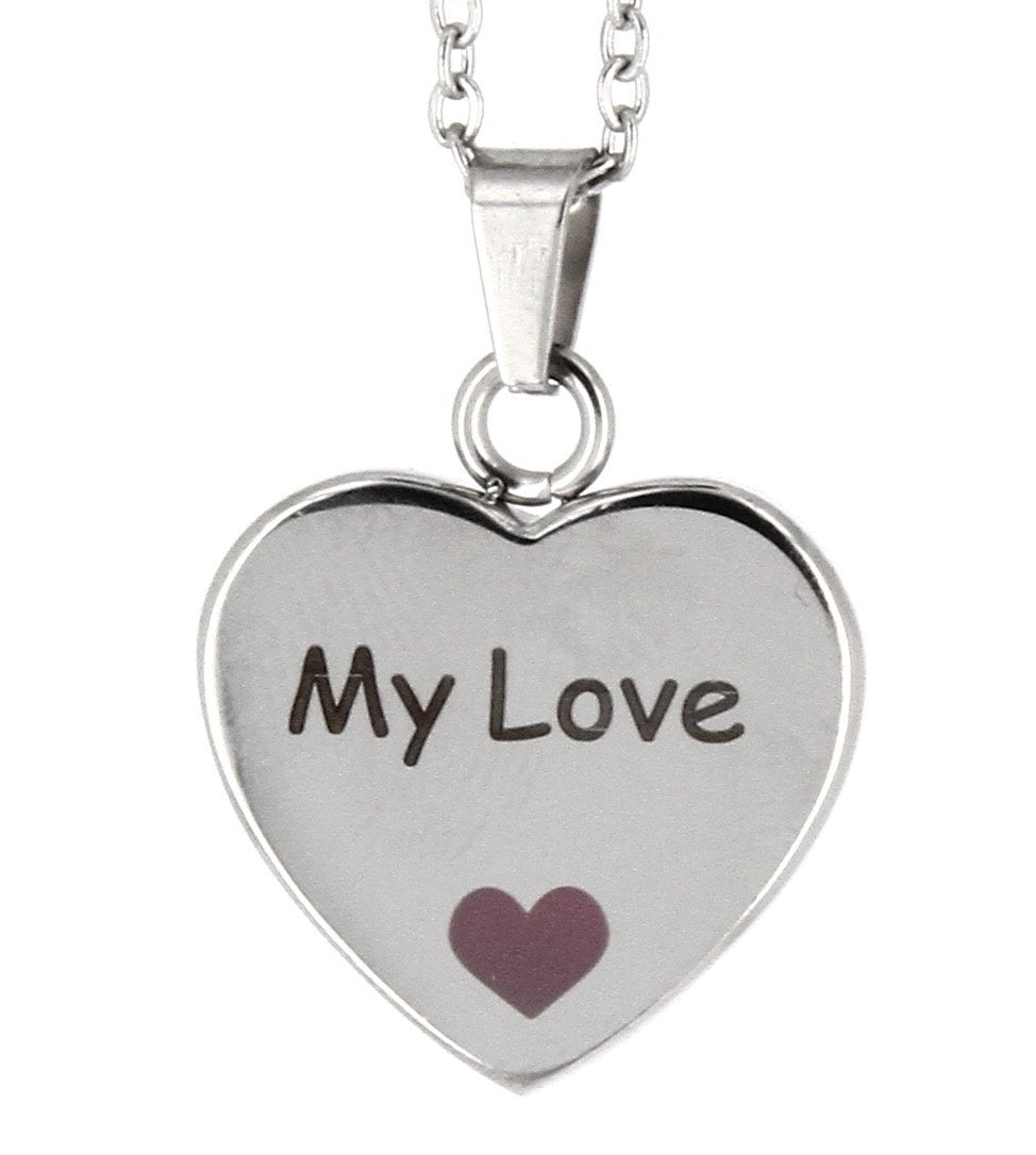 Pendentif my love personnalisable