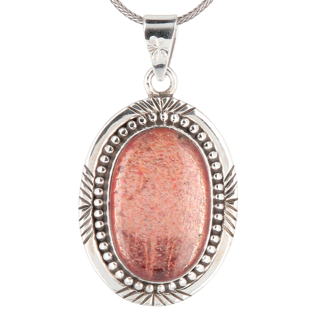 Pendentif pierre de soleil indy Ovale