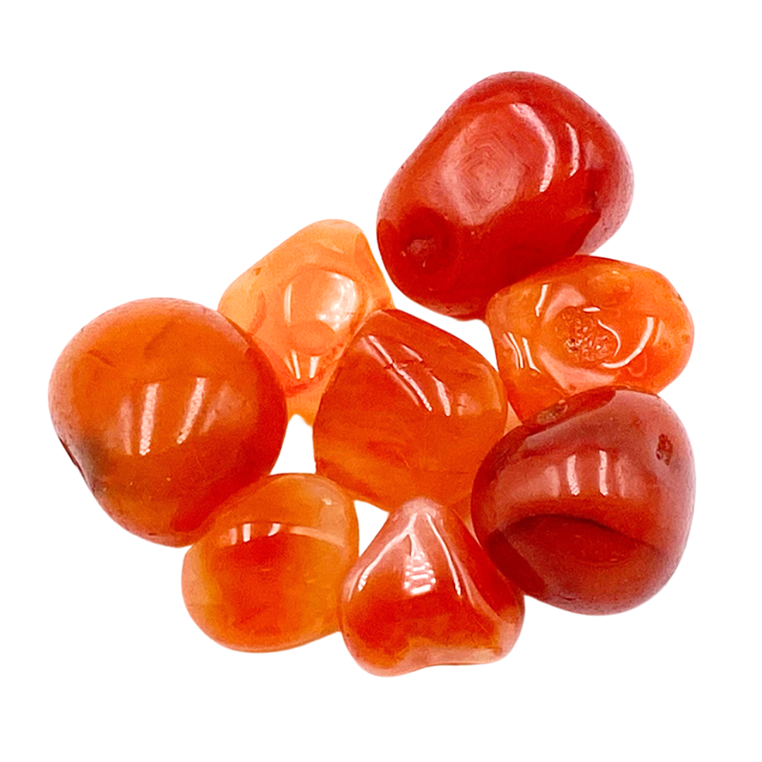 Getrommelde Carneool