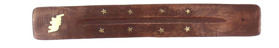 Porte-encens bois